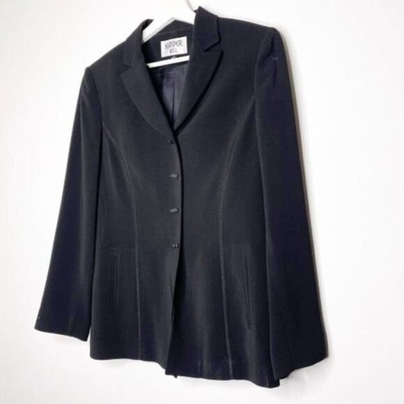 KASPER Black Classic Blazer - Picture 3 of 8